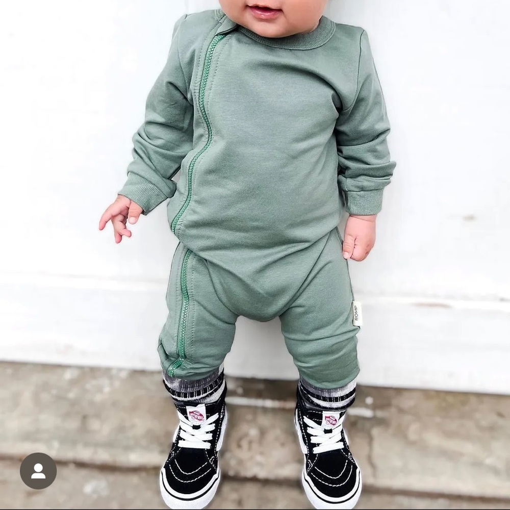 Romp Clothing Sage Jumpsuit